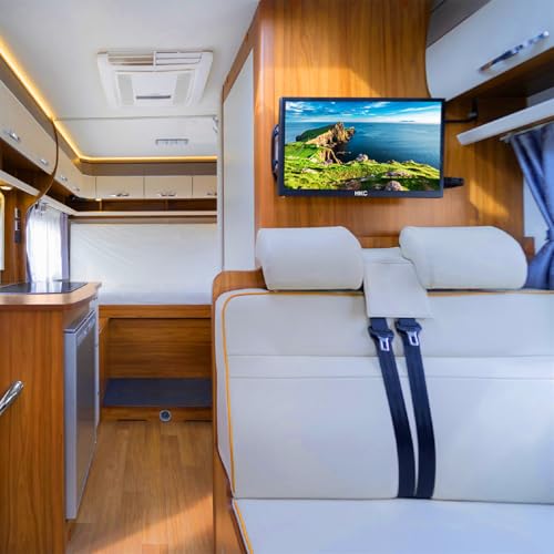 HKC 24 inch 12 Volt HD TV, Freeview DVB-T2/C/S2 Dolby Audio, HDMI VGA PC SCART USB, Travel Small Screen TV for Motorhome and Campervan Caravans - Image 5
