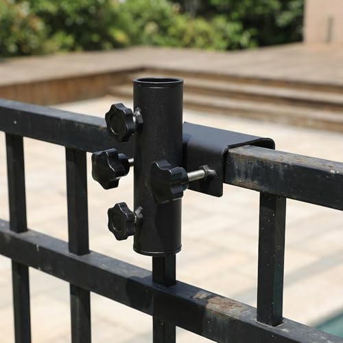 Support de parasol inclinable et stable avec vis de serrage - 8