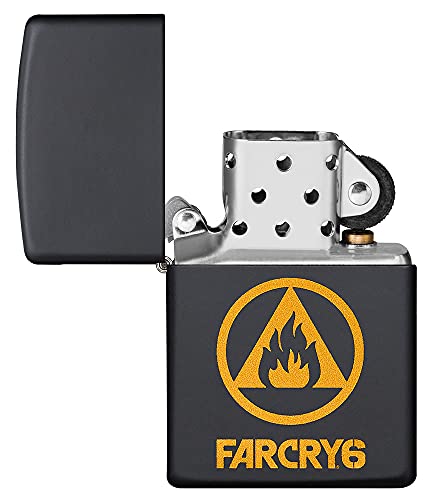 Encendedor Zippo Far Cry 6 Logo Negro Mate miniatura 4