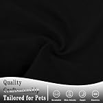 Stylish Cotton Dog Shirt with Print, Soft & Breathable, All-Season Comfort, Fits Most Breeds - Perfect Pet Apparel for Small, Medium, Large Dogs.Black&m - Image 6
