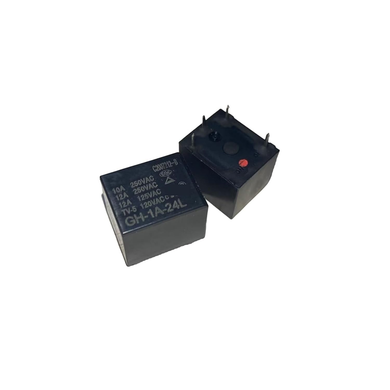 GH-1A-5L GH-1A-12L GH-1A-24L DIP-4PINS 15A 5VDC 12VDC 24VDC Power Relay 5Pcs(GH-1A-12L)