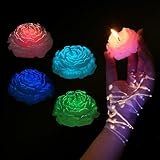 SUPXYC Low Temperature Candles, 4PCS Candles for Wax Play...