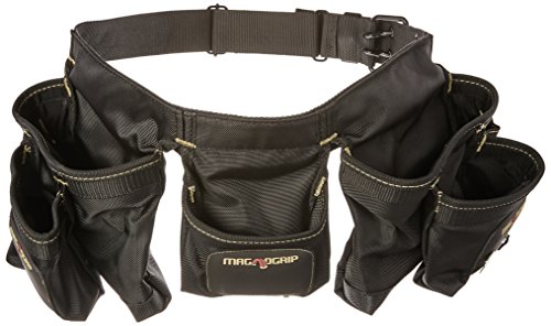 Magnogrip 002-382 12-Pocket Magnetic Carpenter's Tool Belt, Black #TOP1