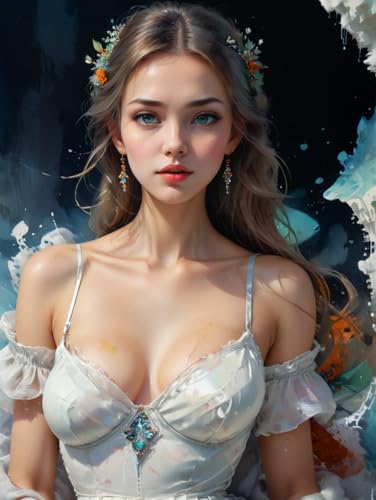 Toile Siberian Bride œuvre artistique captivante pour sublimer votre foyer
