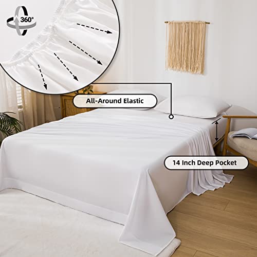 Weigelia Queen Comforter Set Boho Bed Comforter Set 7Pc Emerald Green Comforters Queen Size Bed In A Bag Soft Microfiber Comforter With Pillow Shams Fitted Sheet Flat Sheet Bedding Set For All Season #TOP4