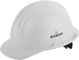 KARAM PN561 Safety Helmet for Men Industrial & Construction Helmet | Sider Adjustment Type with Adjustable Chin Strap | Wo... Price In India