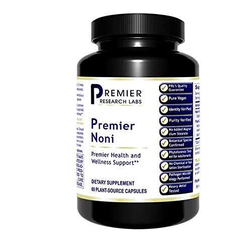 Premier Research LabsNoni, Supports Digestion, Mood and Immune Support, Pure Vegan, No Chemical and Radiation Sterilization, Dietary Supplement, 60 Plant-Source Capsules