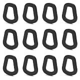 QWORK Jerry Can Gasket Replacement, 12 Pcs Spout Rubber Seals for 20L/5 Gallon NATO Jerry Can
