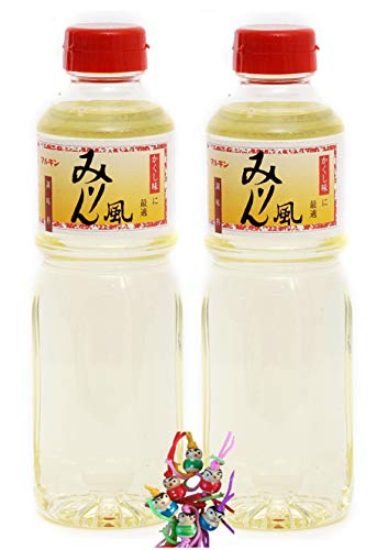 yoaxia ® - 2er Pack - [ 2x 500ml ] Mirin japanischer süßer Reiswein zum Kochen MARUKIN + ein kleines Glückspüppchen - Holzpüppchen Cover