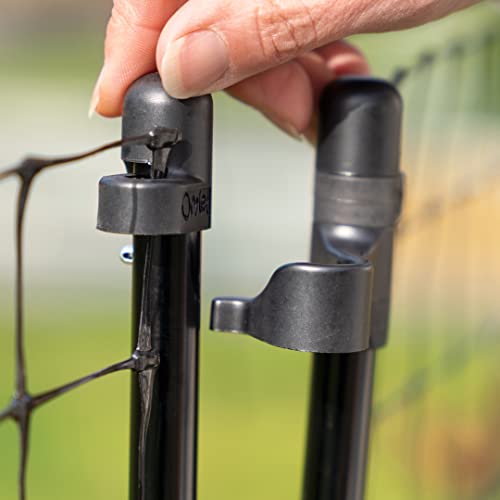 Omlet Chicken Fencing | High Poultry Netting with Door | Significantly Higher Than Other Moveable Fencing Options on The Market | Give Your Chickens More Space | 39ft