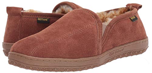 Old Friend Mens Romeo Slipper, Chestnut Ii, 10 Us #TOP6