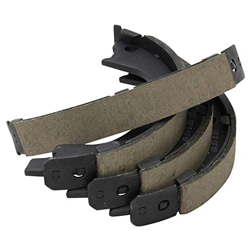 Image of TRQ Performance Rear Performance Brake Pad & Rotor Kit Semi-Metallic Premium G-Coated Compatible with 2010-2017 Chevrolet Equinox GMC Terrain
