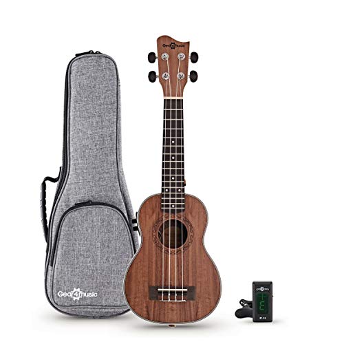 Koa Soprano Electro-Ukulele Pack by Gear4music