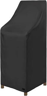 Cubiertas para sillas y muebles de terraza | Protector de muebles ajustable resistente al agua para exteriores | Cubierta de silla de terraza, para jardín, césped, prado, terraza y barbacoa