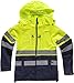 Work Team Workshell Combinado con Alta Visibilidad, 2 Cintas Reflectantes. Hombre Marino+Amarillo...
