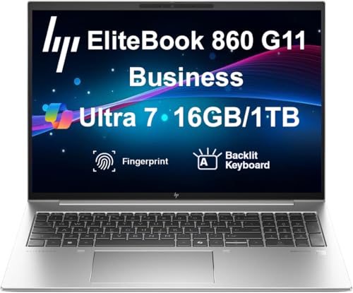 HP EliteBook 860 Gen 11 Copilot+ ??????????? 16??? IPS FHD+ ?????? (Intel Ultra 7 155U vPro?16GB DDR5?1TB PCIe SSD?Intel Graphic