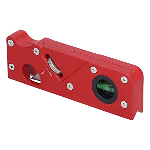 Chamfer Plane Wood Planer Hand Planer Adjustable Depth Jointer Plane with Carbon Steel for Woodworking Carpentry DIY Projects Red 15.5x2.5x5.4cm Includes Wrench