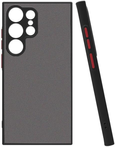 Zore Galaxy ile uyumlu S24 Ultra Kılıf Zore Hux Kapak Siyah