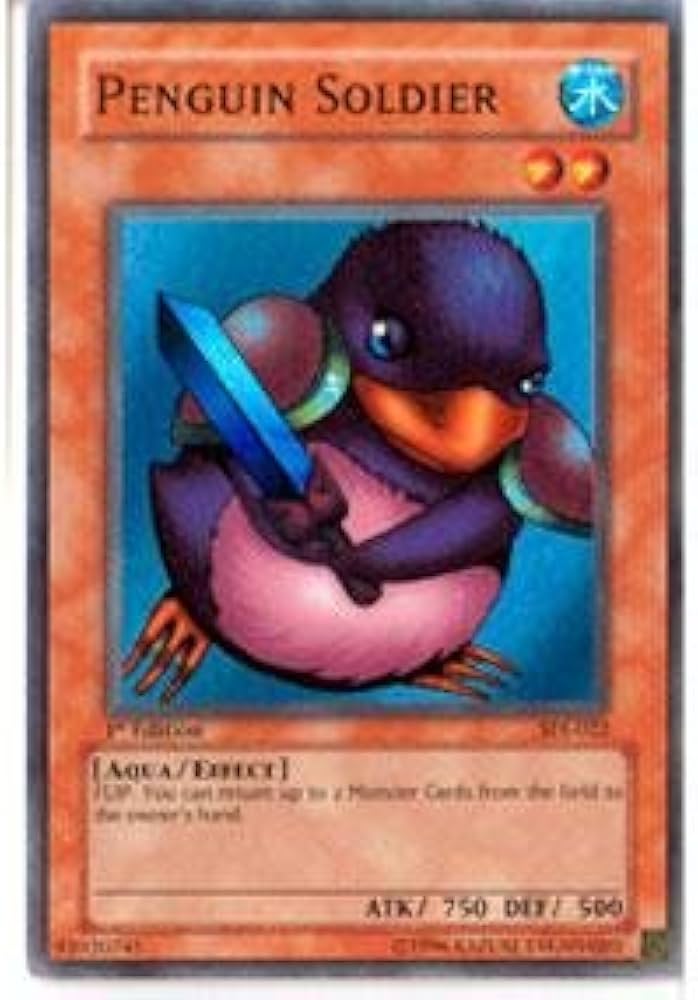 yugioh penguin deck Amazon.com: Yu-Gi-Oh! - Penguin Soldier (SDJ-022) - Starter Deck Joey -  Unlimited Edition