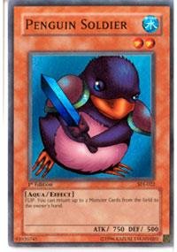 Yu-Gi-Oh! - Penguin Soldier (SDJ-022) - Starter Deck Joey - Unlimited Edition - Super Rare