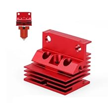 for Creality K1 / K1 Max Extruder Heat Sink,k1 Max Heat Sink High Flow High Temperature Printer k1 Hotend Heater Block Kit for Creality K1/K1 MAX Ceramic Hotend Kit Heat Sink