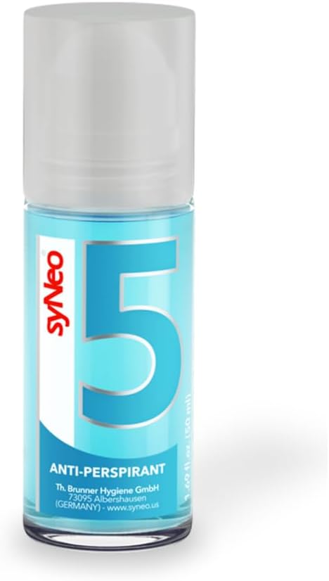 5 Antiperspirant Roll-On - Strong Formula, No Scent, Long-Lasting, Heavy Sweat & Odor Protection, 1 pack 1.69 fl. oz.