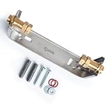 CALIDO Wasserzählerbügel fur 3/4" DN15 Wasserzähler, Wasseruhr Halterung Edelstahl, Verstellbar, Montagesatz fur Wasserzähler 3/4 Zoll