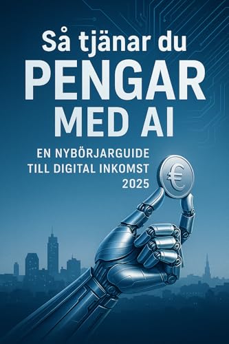 Så tjänar du pengar med AI – En nybörjarguide till digital inkomst 2025: Lär dig skapa och sälja digitala produkter med hjälp av artificiell intelligens ... om du är total nybörjare. (Swedish Edition)