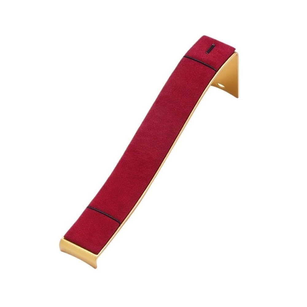 Zeng25liangOu-12 jewellery stand Metal Microfiber Bracelet Watch Display Stand Jewelry Display Props Window Counter Jewelry Storage Ornaments for Display and Storage(Red)