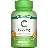 Nature's Truth Vitamin C Bioflavonoids & Rose Hips | 1000mg | 100 Caplets | Vegan, Non-GMO and Gluten Free Supplement