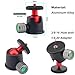 Rigdance Camera Ball Head with Quick Release Plate Mount, Mini Panoramic Ball Head, Up 45lbs Load, for Tripod, Monopod, Slider, DSLR Cameras