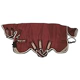  Horseware Rambo Plus Turnout 370g+Halsteil-Burgundy