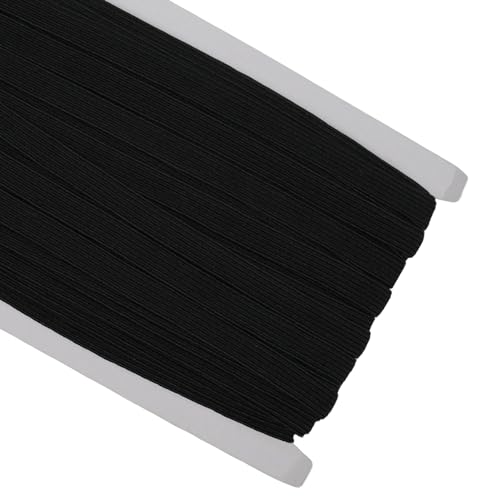 Trimming-Shop-12mm-12-Inch-Wide-Flat-Elastic-Band-Stretchable-Waistband-Tape-Elastic-Cord-for-Sewing-Clothing-Garments-Dressmaking-DIY-Craft-Projects-Black-1-Metre