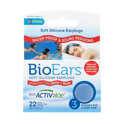 Sponsored Ad - Cirrus Healthcare Bio Ears Soft Silicone High Fidelity Sound Reducing Ear Plugs, for Waterproof Noise Reduction, Swimming, Study, Meditation (3 Pair Pack of 3)