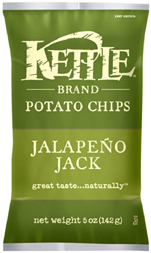 Kettle Brand Potato Chips, Jalapeno Jack, 5-Ounce Bags (Pack of 15) - //coolthings.us