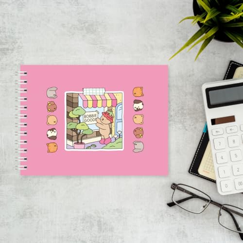 Livro de Colorir Bobbie Goods 100 Folhas 180Gramatura Caderno de Desenho Pintura Coloring Book Bob B