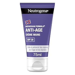 Crème Mains Anti-Âge SPF 20 Formule Norvégienne Neutrogena, 75 mL