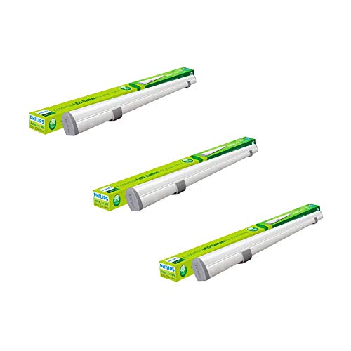 Image of Philips Astra Line 9-Watt 2-Feet LED Tubelight Batten (Cool White, Pack of 3)
