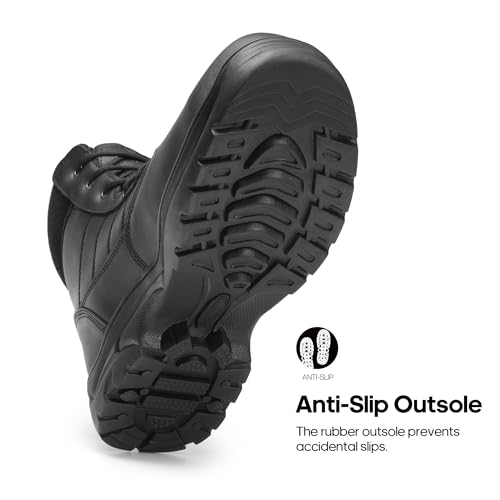 NORTIV 8 Men's Steel Toe Work Boots Breathable Ankle Safety Industrial & Construction Boots CONTRACTOR3