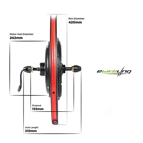 Ebikeling Waterproof Ebike Conversion Kit For Electric Bike 20" Rear Wheel Electric Bicycle Hub Motor Kit #TOP2