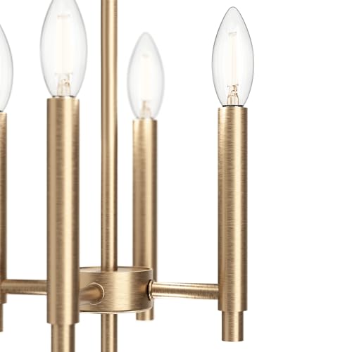 Kichler Madden 8-Light XL Foyer Pendant Light Fixture, Large Hanging Ceiling Light with Champagne Bronze Finish for Dining Room or Entryway (43" x 24.25"), 52724CPZ by Kichler - Image 4