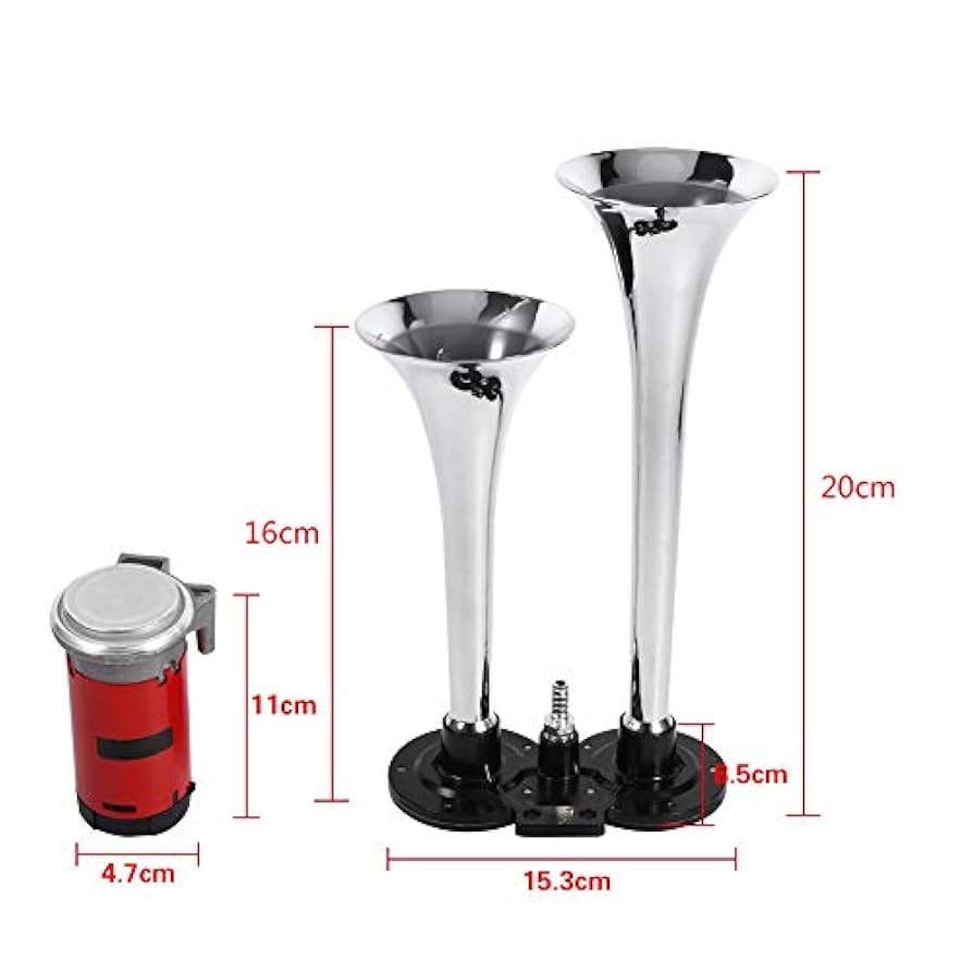 150 DB Traktor Hupe 12V | Druckluft Hupe Für LKW, Auto & Boot - 450mm Durchmesser