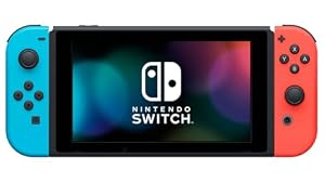 Nintendo Switch with Neon Blue and Red Joy-Con (Renewed)