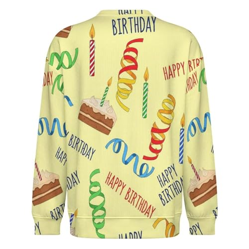 Pumpkin Teddy Dog Crewneck Sweater Men Funny Crew Neck Sweater Long Sleeve Casual Lightweight Pullover4