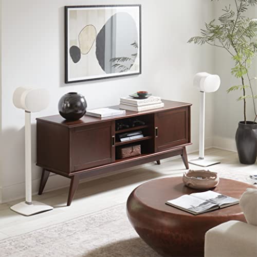 Sanus Wireless Speaker Stands for Sonos ERA 300™ (White) - Pair, Perfect Stand Setup for Easy and Secure Mounting of New Sonos Era 300™ Speakers - OSSE32-W2 by Sanus - Image 4