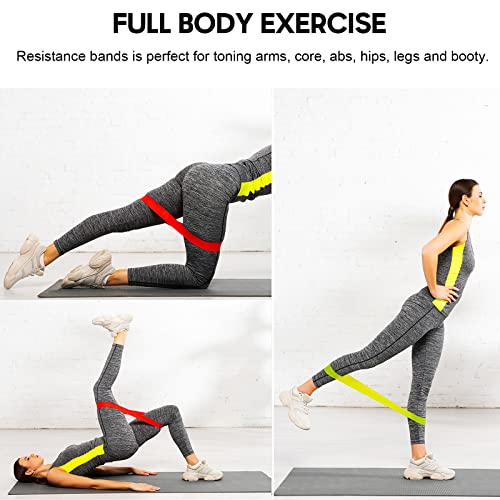 Resistance Bands Set 17Pcs, Resistance Band, Exercise Bands Fitness Workout With Wide Handles, Door Anchor, Steel Clasp, Carry Bag, Ankle Straps For Home Gym Outdoor Travel #TOP5
