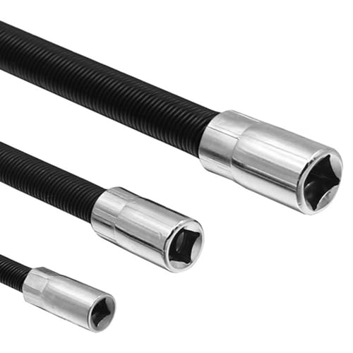 1/4 3/8 1/2 Impact Socket Set Flexible Extension Rod Drive Adapter Socket Spanner Mechanical Workshop Tool for Wrench Automotive by Generic - Used condition - Image 7