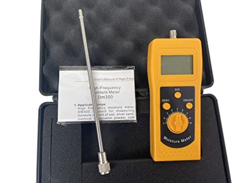 Cnyst Dm300F Ceramic Raw Material Tester Meter Moisture Content Measuring For Ceramic Powder Mud Soil Sand With Lcd Display Range 0 To 80 Percent #TOP17