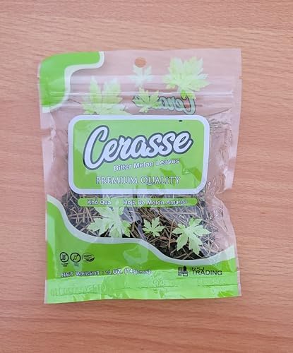 Cerasse Tea, Bitter Melon Bush Tea 0.5oz BUY MORE SAVE MORE, 3Pack, 5Pack and 48Pack (case) OPTIONS. Wildcrafted, Natural, Fresh, Selected by RSJ With Resealable Bag. Explore More Products From Us By Using The Keyword "RSJ"