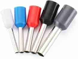 Insulated Ferrule, 12x1mm, Pack Of 100 U2013 Wire Copper Crimp Connector Insulated Ferrule Pin Cord End Terminal Connectors French Red Nylon Ferrules Connectors